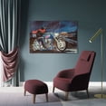 thumbnail image 4 of David Mann Motorcycle Art Gnghost Rider Prints Poster (32) Wall Art Poster Gifts Bedroom Prints Home Decor Hanging Picture Canvas Painting Posters 16x24inch(40x60cm), 4 of 6