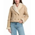 thumbnail image 3 of Sandro womens  Shearling Jacket, 42, Beige, 3 of 4