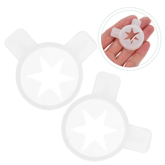 MLINS 2pcs Ice Cream Machine Nozzle Tips Modeling Caps Replacement Commercial Ice Cream Maker Parts for Home Parties and Commercial Use