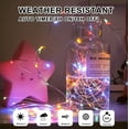thumbnail image 4 of Multicolor Fairy Lights Battery Operated (Included), 8 Modes & Auto Timer, 16FT 50Led Mini Twinkle Silver Wire Firefly Starry Lights, Waterproof Battery Operated Lights for Mason Jars Wedding, 4 of 12