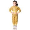 thumbnail image 3 of shqvo Kids Girls Hip Hop Latin Jazz Street Dance Outfit Boys Girls Sparkly Sequins Long Sleeve Hooded Cropped Jacket With Pants Dancewear Suit For Toddler Children Girls, 3 of 9