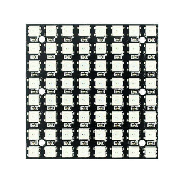 FLhrweasw WS2812 Placa Desarrollo 64 Bits 5050 RGB LED Módulo Unidad A Color Incorporado