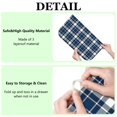thumbnail image 6 of Navy White Plaid Checkered Pattern Dish Drying Mat for Kitchen 1 Pack, Ultra Absorbent Microfiber Dishes Drainer Mats,16"x18", 6 of 6