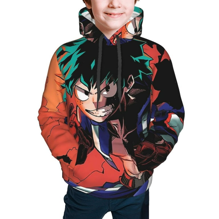 My Hero Academia Mha Deku Youth Sweatshirt Hoodies Pullover 3D