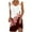 Red, variant on ICHUANYI Summer Sundress for Women Fashion Causal Loose Tshirt Dresses Floral Print Swing Beach Dress