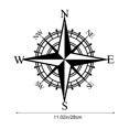 thumbnail image 2 of IPEWLEX Vintage Nautical Compass Wall Decor, Retro Openwork Metal Hanging with Maritime Design for Coastal, Industrial, Rustic and Modern Home Decor, Living Room, Entryway and Study, 2 of 7