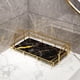 thumbnail image 4 of Expositor de perfumes con diseño de hierro, organizador de maquillaje y lápiz labial para baño Opción 2-negro, 4 of 8