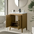 thumbnail image 3 of Vanity Art 30” Single Sink Bathroom Vanity Cabinet with Ceramic Countertop, 3 of 12