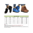 thumbnail image 2 of Frontwalk Women Ankle Boots Platform Tassel Boot Side Zipper Booties Walking Fashion Winter Shoes Ladies Casual Blue 10, 2 of 9