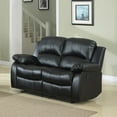 thumbnail image 2 of Casa Andrea Milano Classic Bonded Leather Dual Reclining Loveseat, Brown, 2 of 4