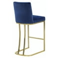 thumbnail image 2 of Meridian Furniture Heidi 26"H Velvet Counter Stool in Navy, 2 of 5