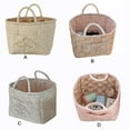 thumbnail image 3 of Cateissary Cesta de almacenamiento de estilo bohemio para ropa sucia, ideal para dormitorios y lavanderías. Cesta floral para ropa sucia. Almacenamiento y organización del hogar tipo+1, 3 of 6