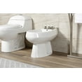 thumbnail image 2 of Kingston Brass KB328PX Victorian Three-Handle Bidet Faucet, Brushed Nickel, 2 of 5