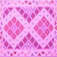 thumbnail image 1 of Ahgly Company Indoor Square Southwestern Pink Country Area Rugs, 8' Square, 1 of 4