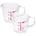 thumbnail image 1 of SHOWERORO 2Pcs Milk Coffee Measuring Cup with Scale for Cooking Home Use, 1 of 7