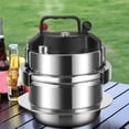 thumbnail image 3 of Pressure Cooker,Rice Cooker Pressure Cooker Pot Cooker Stainless 1.6l Pressure Stainless Steel, 3 of 6