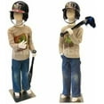 thumbnail image 6 of (JF-CH07T) Roxy Display Child Body Form 7 yrs. Old White Jersey Form Cover,with Head, Flexible arms, Fingers & Legs, Metal Base, 6 of 8