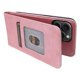thumbnail image 5 of For iPhone 15 Pro Case with Card Slot Magnetic Vertical Flip Leather Phone Cover - Orange, 5 of 5