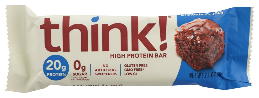 Thinkthin Bar, High Protein Brownie Crunch, 2.1 Oz