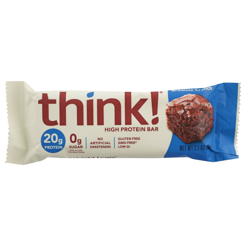 Thinkthin Bar, High Protein Brownie Crunch, 2.1 Oz.