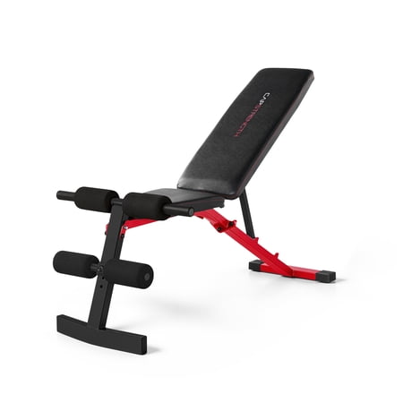 CAP Strength Adjustable FID Weight Bench (600 lb Weight Capacity), Red