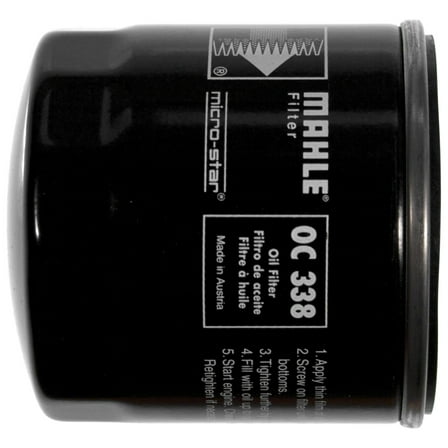 Mahle Mahle Oil Filter OC338 Fits select: 1995-2017 TOYOTA TACOMA, 1998-2006 TOYOTA SIENNA