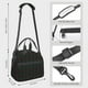 thumbnail image 2 of Disketp Buffalo Plaid Dark Green Lonchera Térmica para Mujer y Hombre, Bolsa de Almuerzo Reutilizable e Impermeable para Trabajo, Viajes y Picnic, 2 of 7