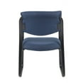 thumbnail image 5 of Boss Office Products B9521-BE Fabric Sled Base Guest Chair with Arms, Blue, 5 of 8