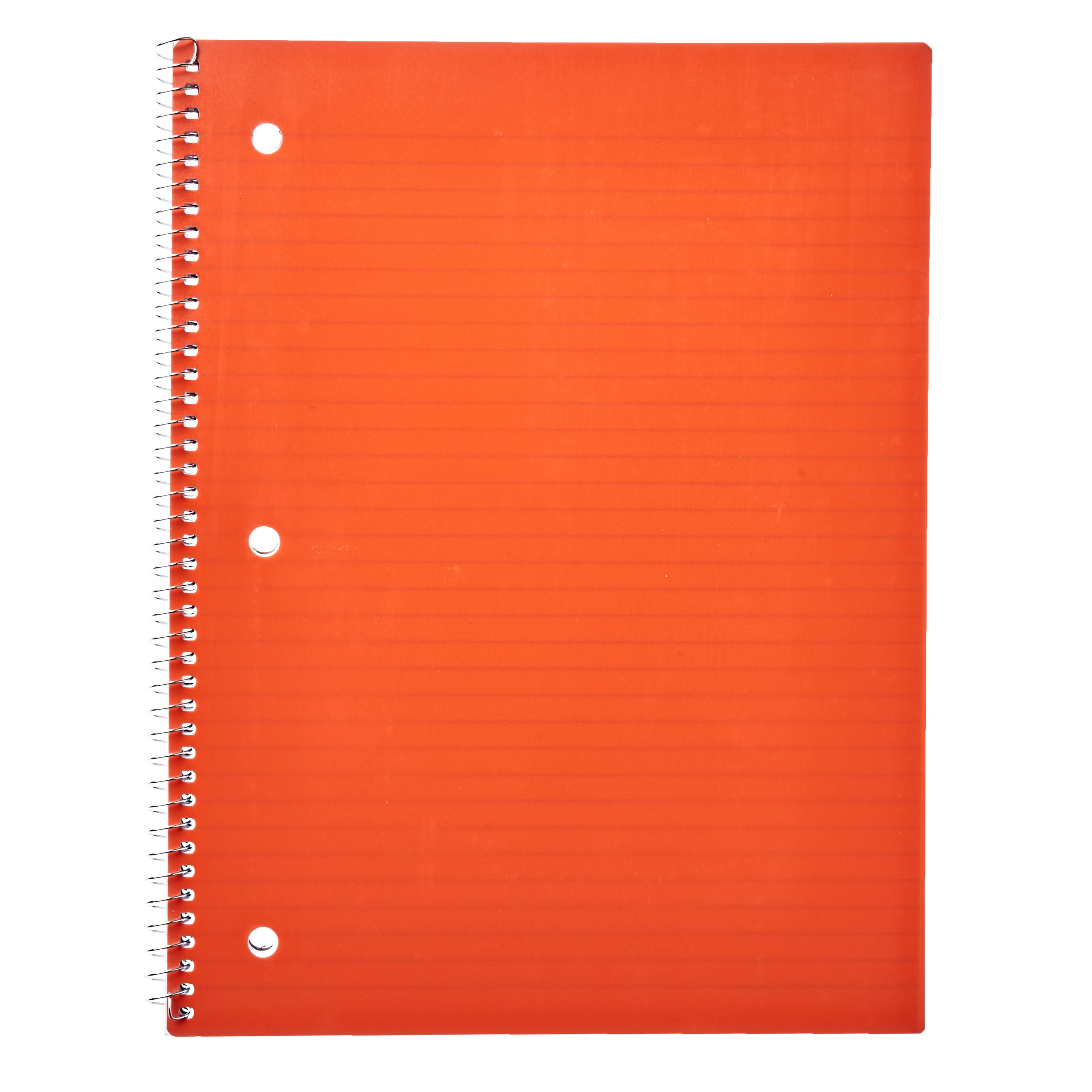 Pen Gear 1 Subject Notebook College Ruled 80 Sheets Orange Walmart Com Walmart Com