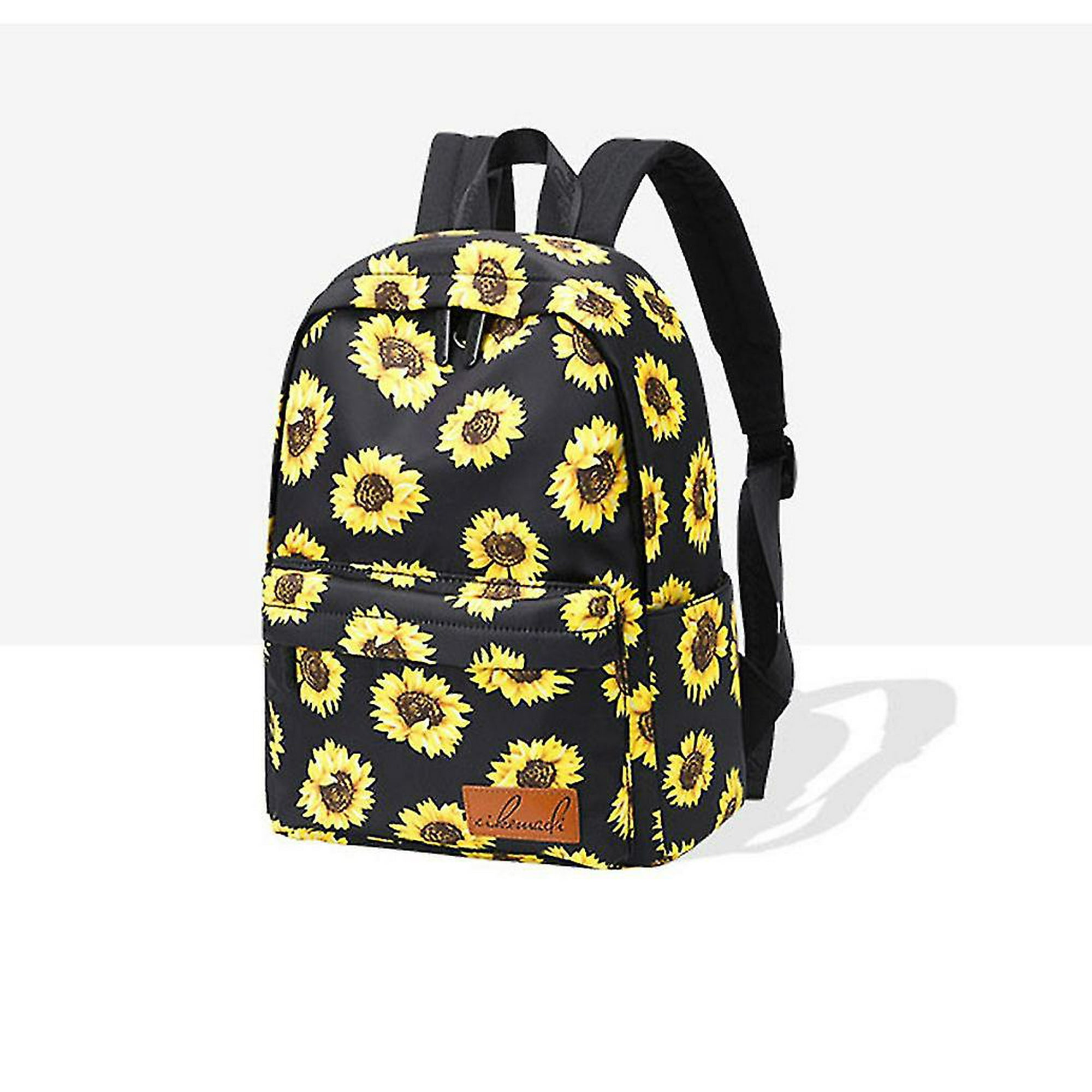 Mini Backpack Girls Cute Small Backpack Purse For Women Teens Kids School Travel Shoulder Purse Bag black Sunflower Walmart