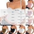 thumbnail image 3 of Ovbmpzd Womens Everyday Underwear Bras Fishbone Black Sexy Sheaperwear Slim Padded Cami Bras,90, 3 of 5