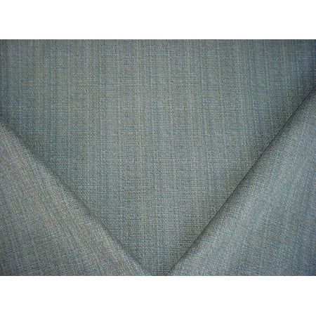 Designer Tweed - 160H17 - Sea Green / Aqua / Toast Textured Tweed Plains Strie Designer Upholstery Drapery Fabric - By the Yard