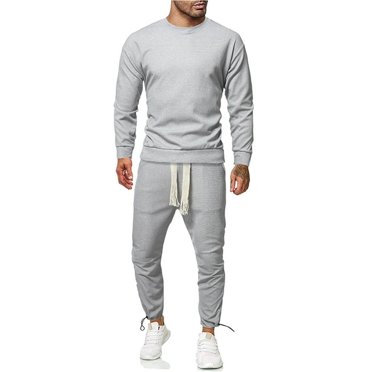 90S Outfit for Men Hip Hop Mens Fashion Casual Beautiful Turtleneck Lace up Trousers Solid Color Suit L Loose Fit Jeans for Men 28X32 Walmart