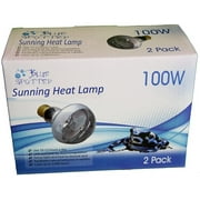 Sunning Heat Lamp 100 Watt 2 Bulb Value Pack