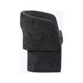 thumbnail image 6 of Meridian Furniture Emmet Black Chenille Fabric Dining Chair / Accent Chair, 6 of 9