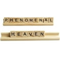 thumbnail image 1 of 4PCS Domino Trays Wood Domino Racks Domino Holders For Domino Tiles Game Rack For Kids Seniors Adults Professional Players, 1 of 8