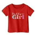 thumbnail image 4 of Kids Girls T Shirts Letter Girls Short Sleeve Tops Round Neck Summer Girl Clothes Girls Outfits 4-5 Years Cute&nbsp;Girl&nbsp;Clothing, 4 of 4