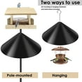 thumbnail image 2 of PENGXIANG 18 inch Baffle - Protects Hanging Bird Feeders and Poles - Raccoon and Squirrel Proof Your Bird Feeders and Bird Houses - Anti-Rust Galvanized Steel, 2 of 8