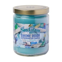 Smoke Odor Exterminator 13oz jar candle, Sea Glass Limited Edition