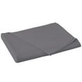thumbnail image 2 of Matoen Full Size Flat Sheet Only - Cotton Flat Sheet for Dormitory - Soft, Wrinkle-Free, Fade-Resistant, Stain-Resistant, Friendly Home Flat Sheet, 90.5"x86.6", Black, 2 of 8