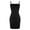 Strapless Black, variant on MANIFIQUE 2 Packs Shapewear Slips for Under Dresses Women's Tummy Control Body Shaper Slimming Seamless Cami Slip