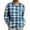 za-Multicolor, variant on Mens Plaid Tshirt Big and Tall Casual Button Down T-Shirt Lightweight Plaid Long Sleeve Shirts Fall Regular Fit Work Tee Shirt Khaki XXXXL