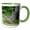Green/White, variant on 3drose, South Africa, Game Reserve, African White Rhino-af42 Cmi0167 - Cindy Miller Hopkins, 11oz Two-tone Green Mug