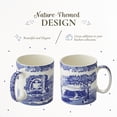 thumbnail image 3 of Spode Blue Italian Collection 9 Oz Mugs, Set of 4 Cups for Tea, Warm Beverages, and Coffee, Made of Fine Porcelain, Blue/White, Dishwasher and Microwave Safe, 3 of 7