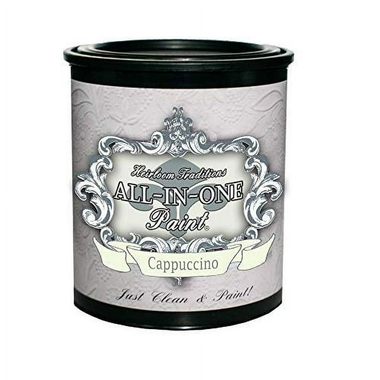 ALL-IN-ONE Paint by Heirloom Traditions, Cappuccino (Tan), 32 Fl Oz Quart 