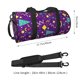 thumbnail image 2 of Fotbe Retro 80s Style Bolsa Deportiva de Lona Plegable con Estampado, Bolsa de Gimnasio con Bolsillo Seco/Húmedo, Bolsa de Viaje Ultraligera de Gran Capacidad, 2 of 6