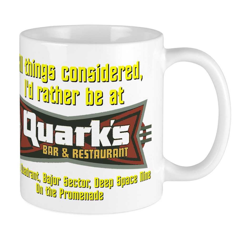 CafePress Id Rather Be At Quarks Mugs Unique Coffee Mug, Coffee Cup