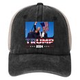 thumbnail image 1 of Trump 2024 Béisbol Camionero Malla Ajustable para Hombres Y Mujeres (caqui), 1 of 4