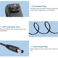 thumbnail image 6 of CoolStuff 5V 2A 10W AC to DC Power Adapter, 5.5x2.1mm DC Barrel Connector, 100-240V Universal Power Supply for 5V Vinyl Record Players & Small Electronics, 4.9Ft Cord, 6 of 7