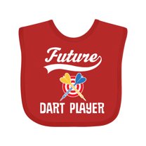 Inktastic Future Dart Player Boys or Girls Baby Bib